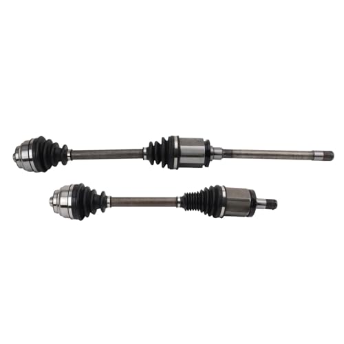 TRQ Front Driver & Passenger Side CV Axle Assembly Set for 11-17 BMW X3 15-18 X4 - style: CSA50034