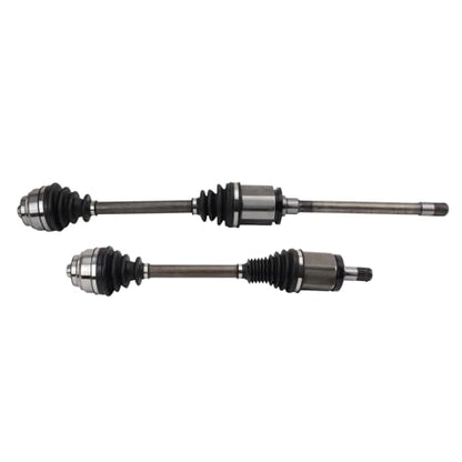 TRQ Front Driver & Passenger Side CV Axle Assembly Set for 11-17 BMW X3 15-18 X4 - style: CSA50034