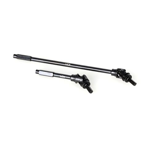 LCX Racing 1/8 RC Crawler Hard Steel Heavy Duty AF16P Front Rear Axle Internal CVD Drive Shaft Set for RC Crawler Car Axial AXP8 Gilamon 2.2, Upgrades Parts Accessories (Front Axle Shaft)