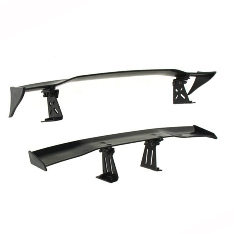 Rear Tail Wing Body Spoiler Wing Body Spoiler 1/10 RC Racing Drift Car 2 Kinds 1:10 Universal Parts Accessories - (Color: Black)