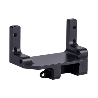 SCX10 III Servo on Axle Mount, AR45P Portal Axle 4-Link Suspension for 1/10 RC Crawler Car SCX10 III Aluminum Alloy Upgrade Parts (Red) - color: Red