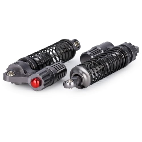 Aluminum Adjustable Piggyback Shock Absorber Oil Damper for Axial SCX10 Capra Wraith TRX4 TRX6 D90 Tamiya CC01 HSP HPI 1/10 RC Crawler Accessories Upgrade Parts