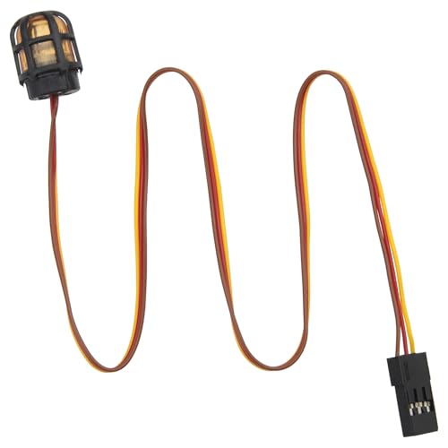 ShareGoo 2Pcs RC Car LED Light RC Beacon Light Strobing-Blasting/Flashing/Rotating Mode Compatible with Traxxas Axial 1/10 1/12 1/16 RC Crawler Car 1/14 Tamiya Tractor Truck (Orange)