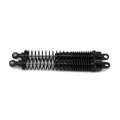 Shock Absorber Damper 130mm Oil Adjustable Alloy Aluminum for RC Car 1/10 Crawler Truck Upgraded Hop-Up Parts ECX VRX HPI HSP Losi Axial Tamiya Redcat Himoto Losi(Black) - color: Black