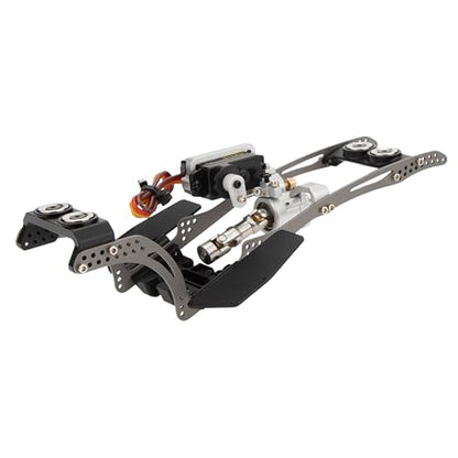 MEUS RACING Titanium LCG Chassis MD24 Dig Chassis for Axial SCX24 1/24 RC Crawler Upgrades (MD24 Dig Chassis) - color: Md24 Dig Chassis