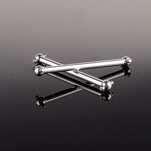 Replacement Part For A959 A969 A979 Aluminum Front Rear Driven Shaft 46mm A959-07 1/18 Car Truck 580027 - (Color: Silver) - color: Silver