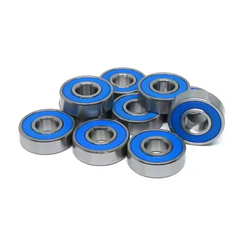 MR83RS Bearing 10PCS 3x8x3 mm ABEC-7 Hobby Electric RC Car Truck MR83 RS 2RS Ball Bearings MR83-2RS Blue Sealed