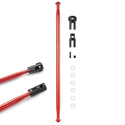 Aluminum Center Driveshaft Upgrade Parts, Red | For Tra-xxas 1/10 Slash 4X4 RC Car - color: Red