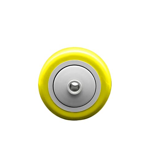 Service Caster Brand Replacement Wheel for Grainger Wheel 1KA89-3.5 Inch Yellow Polyurethane Wheel Only with Precision Ball Bearing - 3/8" Bore - Fits Shopping Carts and Platform Trucks - color: 3.5" Wheel - Yellow, size: 1KA89