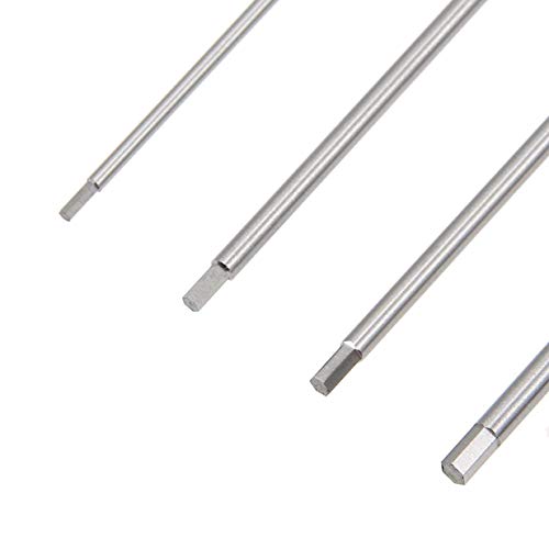 Share Goo H1.5mm 2.0mm 2.5mm 3.0mm Handle Allen Hex Screwdrivers Key Driver Tool Kit Compatible with RC Car Truck FPV Helicopter Drone(Blue) - color: Blue
