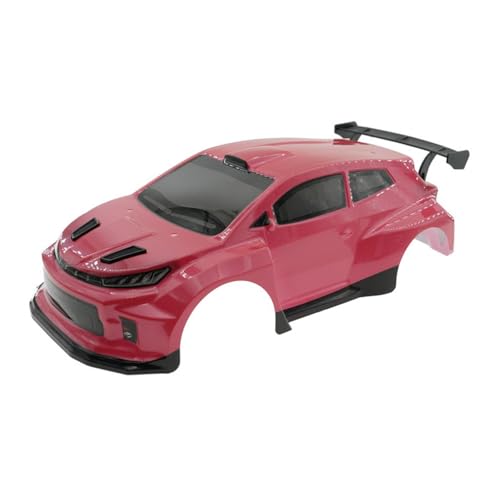 RC Car Body Shell PVC 37x16.7x11cm Replacement DIY Upgraded for SY1204 Series Quick Installation Lightweight Repair Parts, Red
