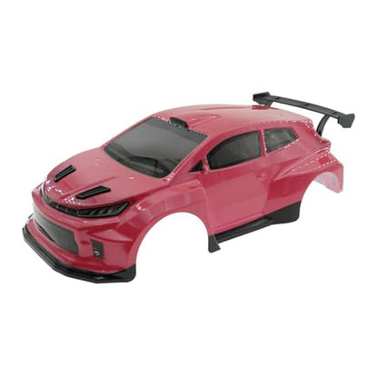 RC Car Body Shell PVC 37x16.7x11cm Replacement DIY Upgraded for SY1204 Series Quick Installation Lightweight Repair Parts, Red