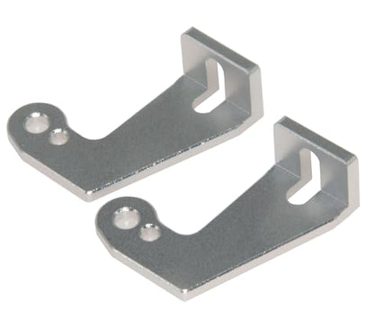 Gearbox Mount Bracket Compatible with Tamiya Clodbuster Upgrade Bullhead Monster Truck RC Car Aluminum Gear Box Holder Parts(Silver)