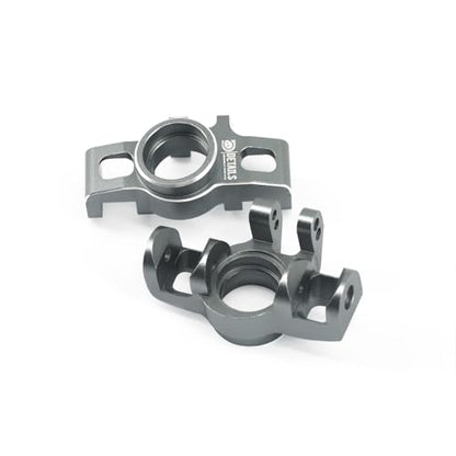 Hobby Details Aluminum Upgrade Parts Set for ARRMA Mini Kraton 4x4 1/16, Front & Rear A-Arms, Knuckle, Steering,Titanium Color (Front Knuckle) - color: Front Knuckle