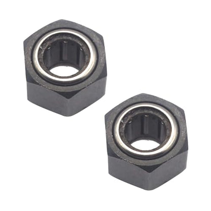 2-Pack 12mm hex nut one Way Bearing for rc Cars - Compatible with Vertex vx 18 16 sh21 and Nitro rc Cars Like hpi Savage x 4.6 Parts