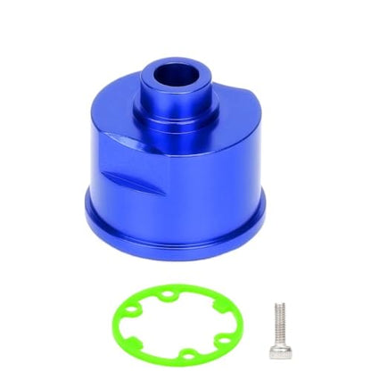 Alloy Differential Diff Case Carrier #5381 Upgrade for RC Cars Traxxas 1/10 4-Tec 2.0 T-Maxx Slash Slayer Revo Rustler(Blue) - color: Blue