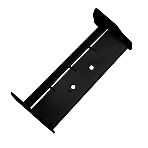 RC Force Rear Spoiler High-Down Force Body Wing Tail Compatible with HPI HSP Redcat 1/10 RC Off Road Short Truck Buggy Car Truck (Black) - color: Black