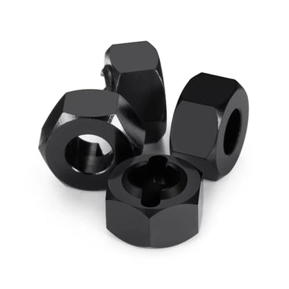 Rc Accessories for LOSI for Mini-B 2WD for Mini-T 2.0 4Pcs 1/16 1/18 Metal Hex Wheel Hub Adapters Conversion RC for Buggy Truck Model Upgrade Parts