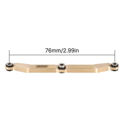 INJORA Brass Steering Link for 1/18 RC Crawler TRX4M Upgrade, 12g - color: Brass