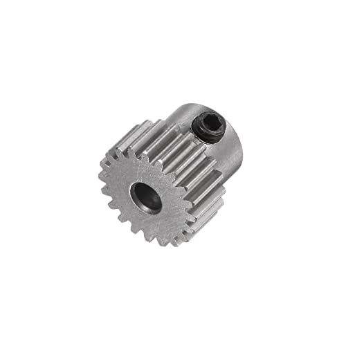HARFINGTON Pinion Gear 3mm Bore 20T Mod 0.5 Stainless Steel Spur Diff Differential Motor Gear RC Car Replacement Parts - style: 20T
