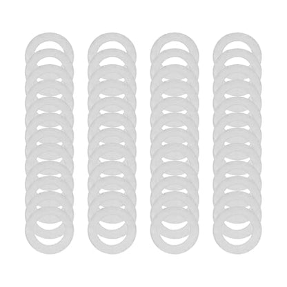 48 Pcs M6x10mm Thin Spacer Washer Set for Robotics Electronics Assembly | 0.1 0.2 0.3 0.5mm Thickness, 12pcs Each, M6 Bolt Fit, Fine Clearance Tuning, Flat Stainless Washer Assortment - size: M6X10