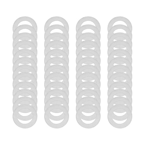 48 Pcs M6x10mm Thin Spacer Washer Set for Robotics Electronics Assembly | 0.1 0.2 0.3 0.5mm Thickness, 12pcs Each, M6 Bolt Fit, Fine Clearance Tuning, Flat Stainless Washer Assortment - size: M6X10