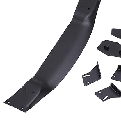 RC Car Rear Wing Spoiler Aluminum Alloy High Performance Racing Upgrade Part for 1/10 Scale On Road Drift Cars Universal Fit Black 185mm Length