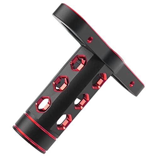 RC Car Tool 17mm Hex Adapter Wheel Wrench w/ 4mm 5mm 5.5mm 7mm Hex Socket Wrench Compatible with Traxxas Axial Arrma HSP Redcat Tamiya ECX HPI 1/8 1/10 1/12 Car Truck (Red) - color: Red