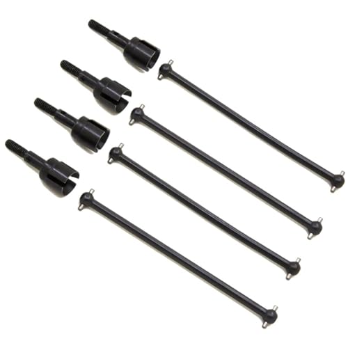 Replacement Dogbone Drive Shaft and Wheel Axle Compatible with 1/10 Scale Exceed RC Cars 94111 94108 94170 89.5mm(Silver) - color: Silver