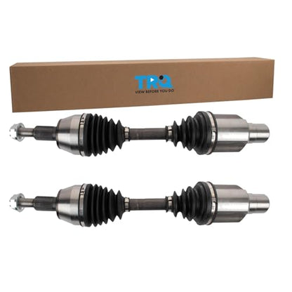 TRQ Front Driver and Passenger Side CV Axle Assembly Set 4WD Compatible with 2004-2009 Dodge Durango 2007-2009 Chrysler Aspen - style: CSA32738