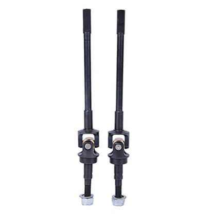 RC Front Steel Drive Shaft, CVD Drive Axles Compatible with SCX10 II 90046 90047 1/10 RC Car Model