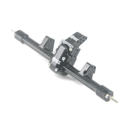 S11 Ultimate Axle with Brass Tungsten Steel Steering Knuckles +11mm Counterweight Front and Rear Axle for Axial 1/24 SCX24 RC Upgrade Parts