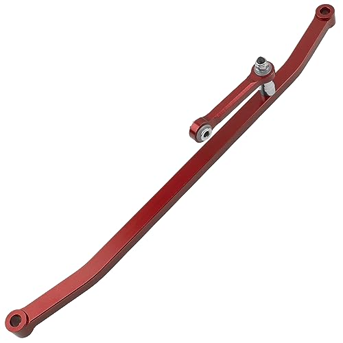 ShareGoo Metal Front Steering Linkage Set Steering Tie Rod #LOS241030 Compatible with 1/8 Losi LMT Soild Axle 4WD RC Monster Truck (Red) - color: Red