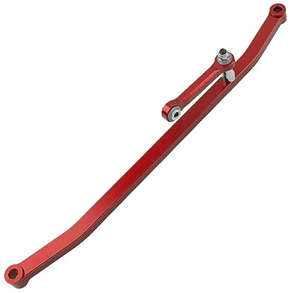 ShareGoo Metal Front Steering Linkage Set Steering Tie Rod #LOS241030 Compatible with 1/8 Losi LMT Soild Axle 4WD RC Monster Truck (Red) - color: Red