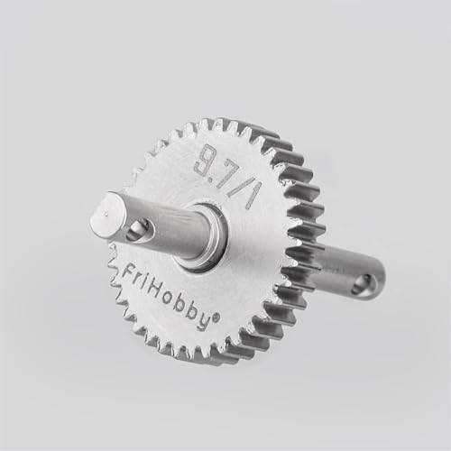 9.7:1 Stainless Steel Overdrive Transmission Gear for TRX4M Stock Speed Gears Pinion Set Replacement 1/18 RC Crawler Car - size: 9.7:1