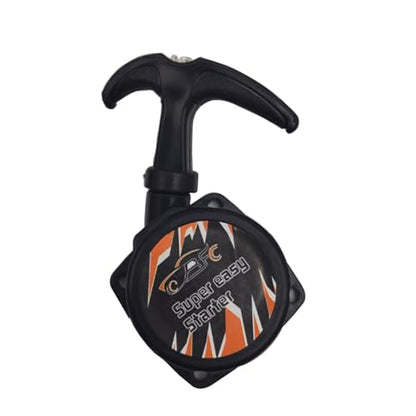 Super Easy Pull Starter (Black) | for 23cc-36cc Zenoah CY Rovan Top Speed Engine for 1/5 HPI ROFUN KM Baja LT FG GoPed RedCat Rc Car Parts - color: Black