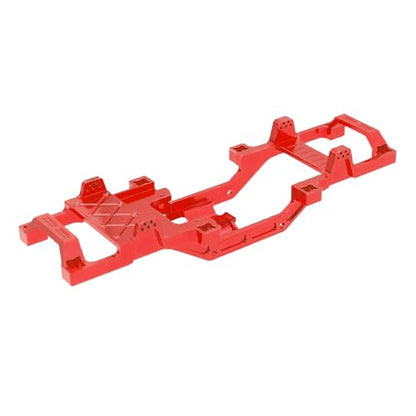 Full Metal Chassis Frame for FMS 1/24 Power Wagon FCX24 RC Crawler Car Model Upgrade Part (Red) - color: Red