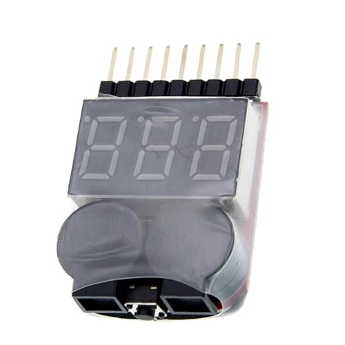 5X BBX1-8S 1-8S 2IN1 Lipo Battery Voltage Tester/Battery Voltage Checker Dual Speaker,Without Case