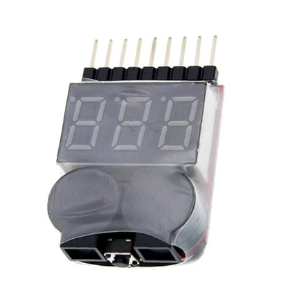 5X BBX1-8S 1-8S 2IN1 Lipo Battery Voltage Tester/Battery Voltage Checker Dual Speaker,Without Case