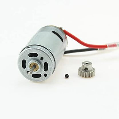 for WTY A949 A959 A969 A979 1/18 4WD Rally Car 390 Motor with 17T Motor Gear - (Color: Silver)
