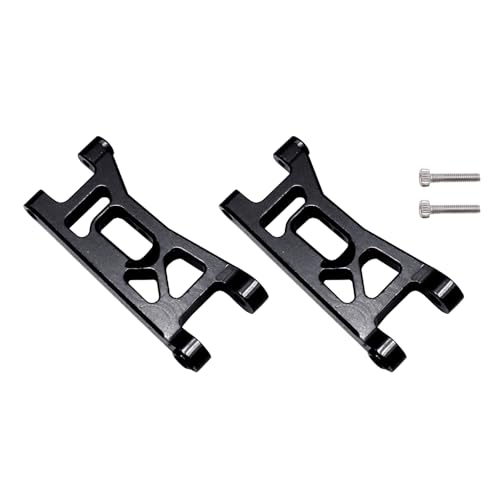 RC Aluminum Front Suspension Arms for Buggy Losi Micro-B/Micro-T Parts Upgrade (Black)