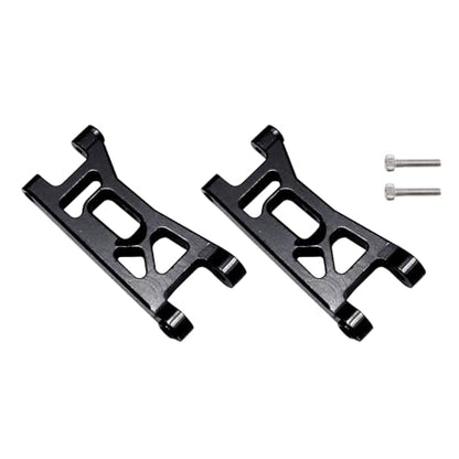 RC Aluminum Front Suspension Arms for Buggy Losi Micro-B/Micro-T Parts Upgrade (Black)
