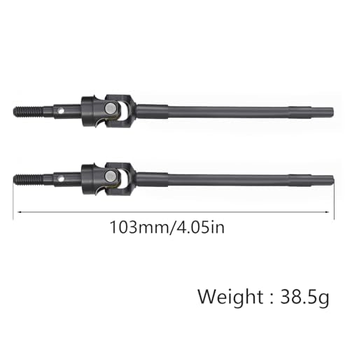CNC Hard Steel Front CVD Drive Shaft for 1/10 Axial SCX10 I Straight Front Axle RC Crawler Car Replacement Upgrade Parts