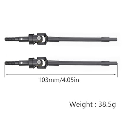 CNC Hard Steel Front CVD Drive Shaft for 1/10 Axial SCX10 I Straight Front Axle RC Crawler Car Replacement Upgrade Parts