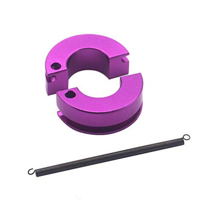 2Pack Vgoohobby Metal Engine Clutch Shoe Spring Upgrade Part Compatible with HSP Redcat Racing Himoto Traxxas 1/10 RC Nitro Racing Car Truck (Purple) - color: Purple