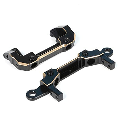 SCX10 Capra Brass Bumper, Brass Counter Weight Black Coating for Axial SCX10 III RC Crawler 1/10 SCX10 Capra Unlimited Trail Buggy UTB10 RTR 1.9 4WS Upgrade Part (D- 2pcs Bumper/Body Mounts) - color: D- 2pcs Utb10 Bumper / Body Mounts