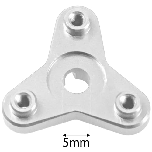 Aluminum Alloy Slipper Clutch Eliminator Compatible with Traxxas E-Maxx E-Revo Summit T-Maxx 3.3 Revo 3.3 1/10 RC Car Upgrade Parts (Silver)