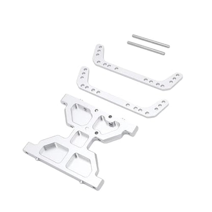 RC Cars Crawler Parts Compatible with Axial for Scx10 for Capra 1.9 for UTB Upgrade Parts Aluminum for Chassis Skid Plate Transmission Plate 1/10 RC Crawler