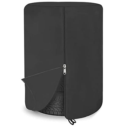 Tire Covers for Storage Large Tire Storage Bags Waterproof for Outdoor Indoor Update (Holding 4 Tires Up, Diameter 33")
