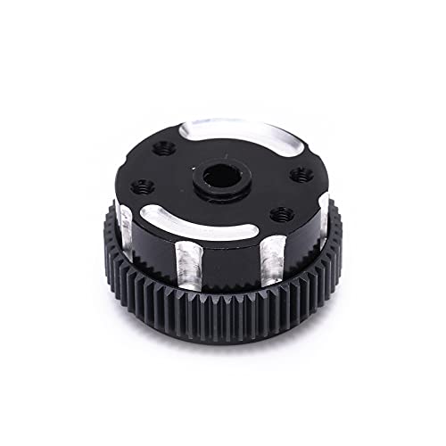 Alomejor Aluminum Alloy Sealed Differential Case, CNC Steel Gears Lightweight Durable for Slash 1/10 RC Car, with 4 O Rings to Prevent Leakage